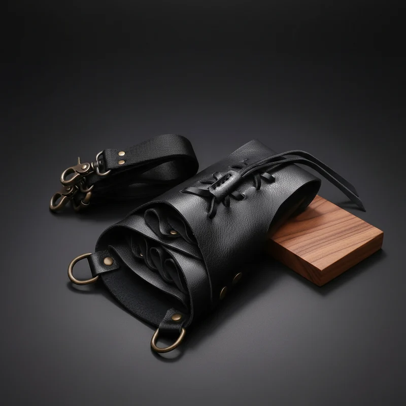 Fondina in pelle Juntetsu Cross-Laced - 5 Professionale
