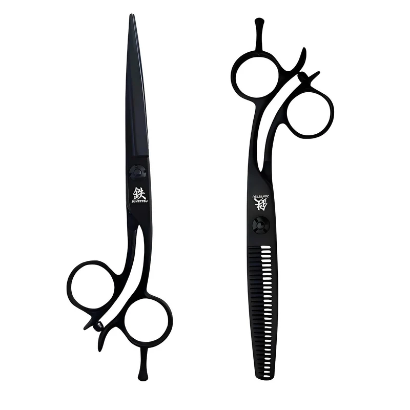 Juntetsu Obsidian MIKURO Set di forbici professionali EDGE