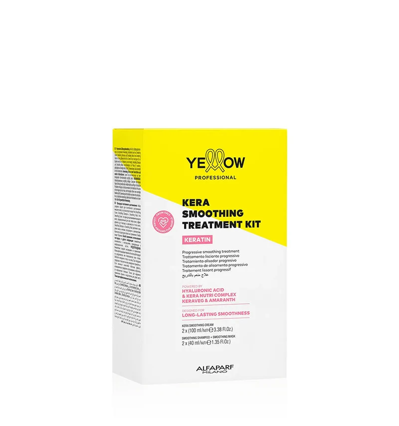 Yellow Alafaparf Keratin Smoothig Treatment Kit