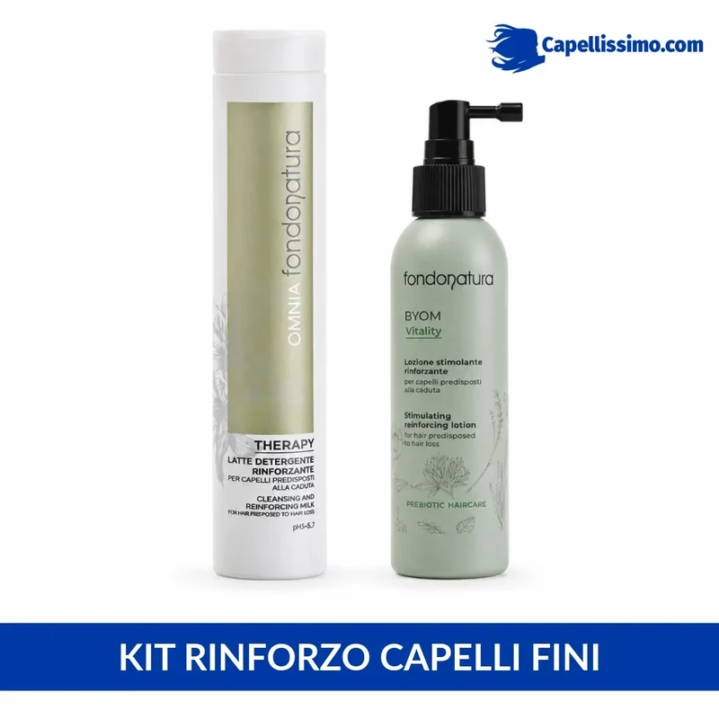 Fondonatura Kit Rinforzo Capelli Fini