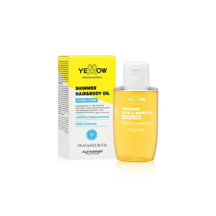Shimmer Hair & Body Oil 100ml Yellow Professional