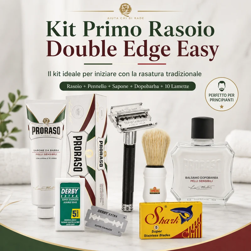Kit Primo Rasoio Double Edge Easy