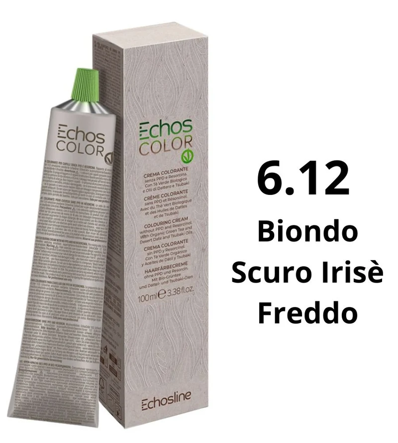 Echosline Echos Color Tintura 6.12 Biondo Scuro Irisè Freddo