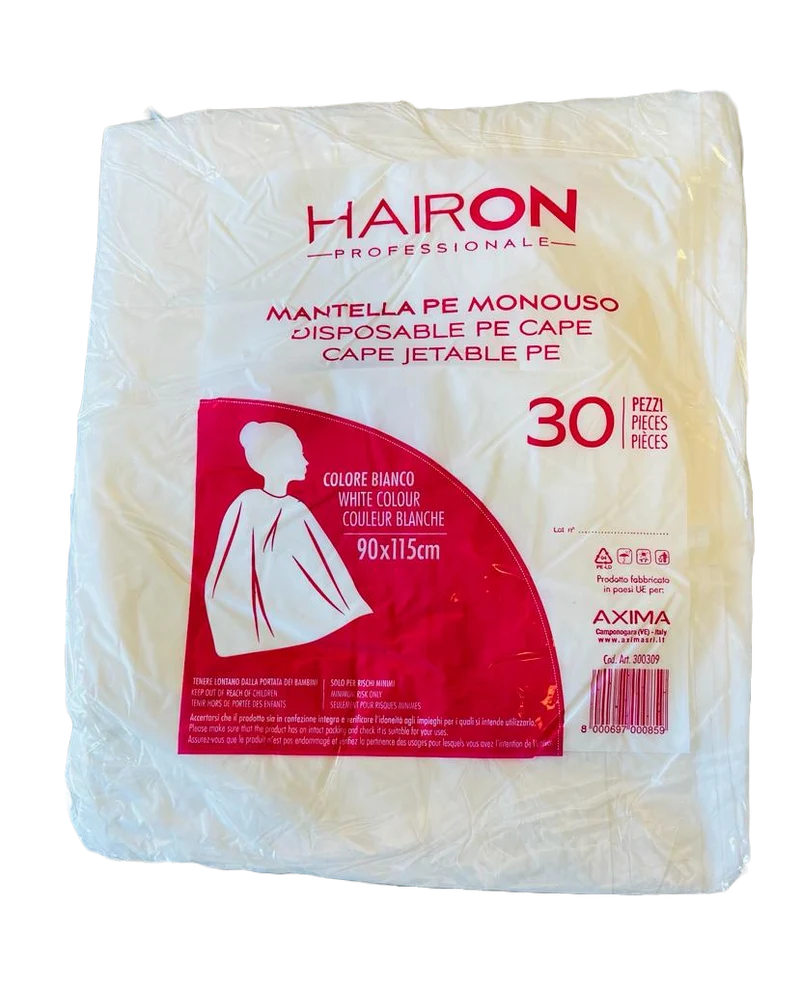 Mantelle Colore Monouso Hair on 30 Pezzi