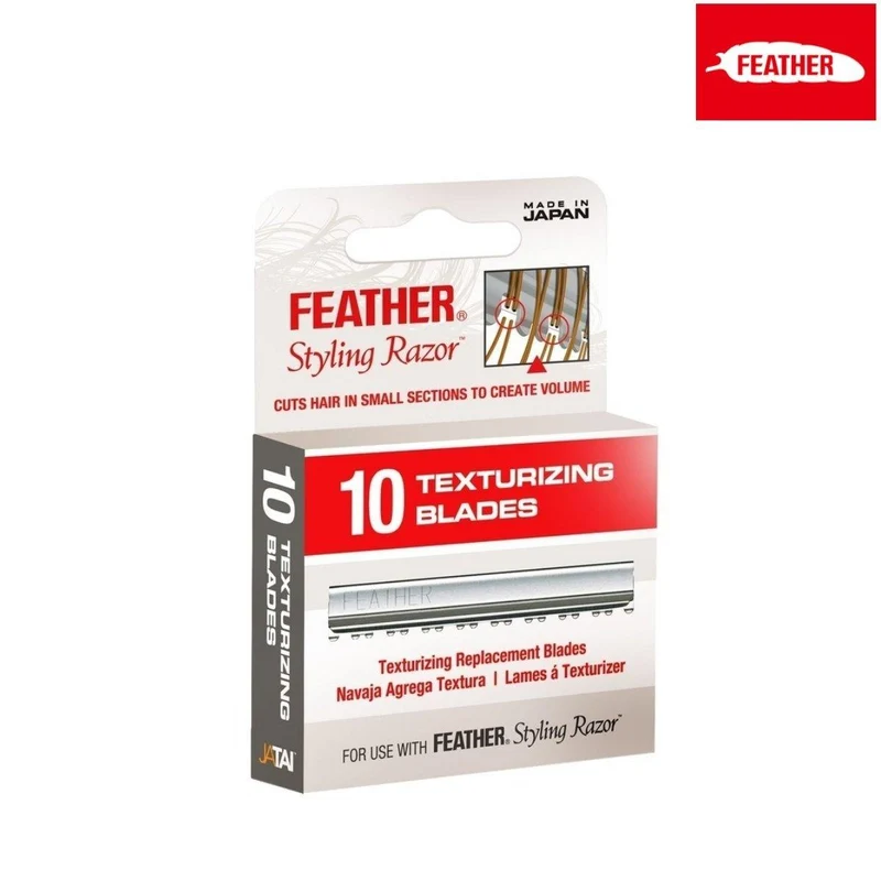 Feather Lame texturizzanti e diradanti per rasoio da acconciatura