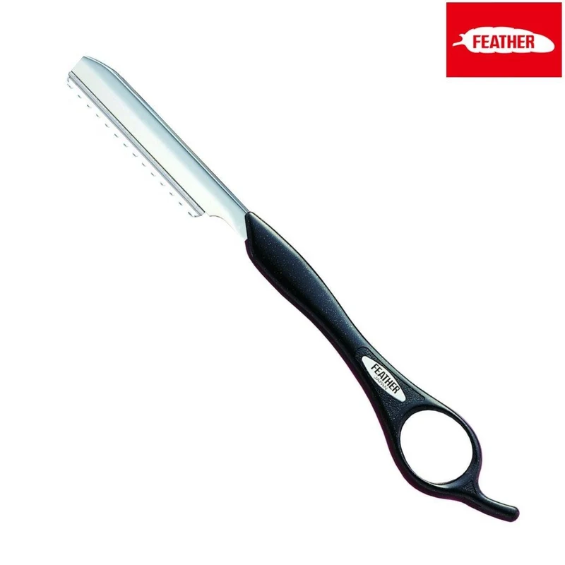 Feather Rasoio da barba con manico standard