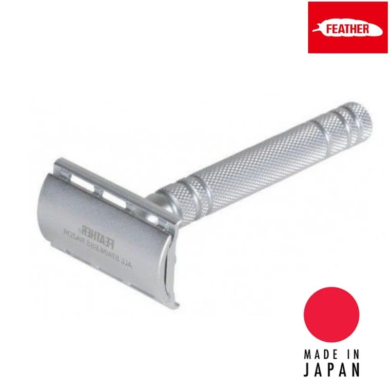 Feather Rasoio di sicurezza AS-D2 in acciaio inossidabile: rasoio di sicurezza FEATHER Japan