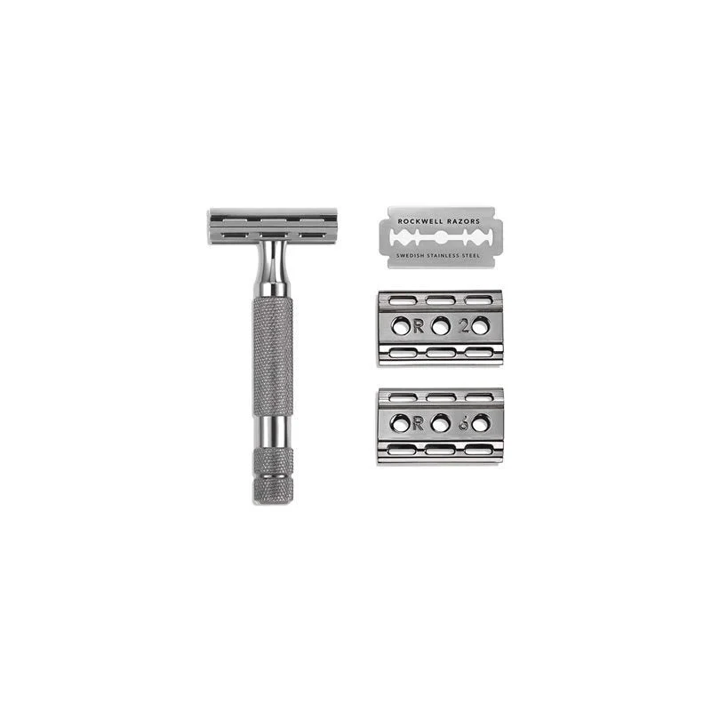 Rasoio di Sicurezza Gunmetal Classic 6C Rockwell Razors