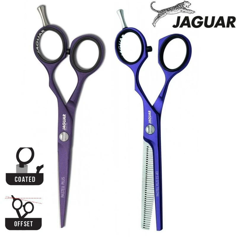Jaguar Pastell Plus Set forbici per parrucchieri Viola