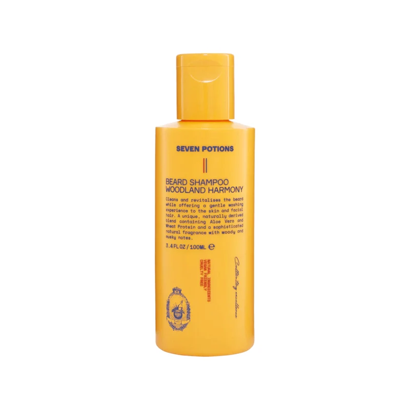 Seven Potions Woodland Harmony Beard Shampoo天然有機紳士洗鬚水100 ml/250ml