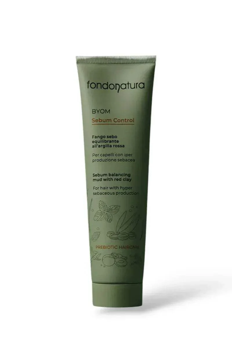 Fondonatura BYOM Sebum Control Fango Argilla Rossa Sebo Equilibrante 175 ml