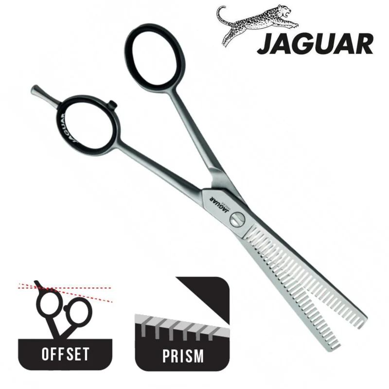 Jaguar Forbici per sfoltire i capelli a doppia faccia in raso