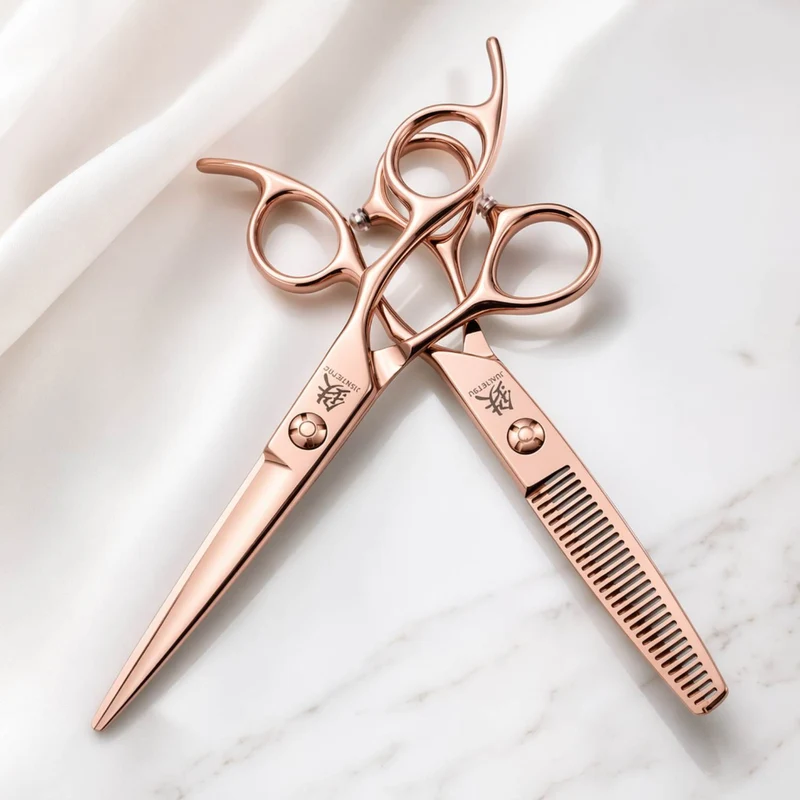 Set di forbici Juntetsu Rose Gold VG10 Pro