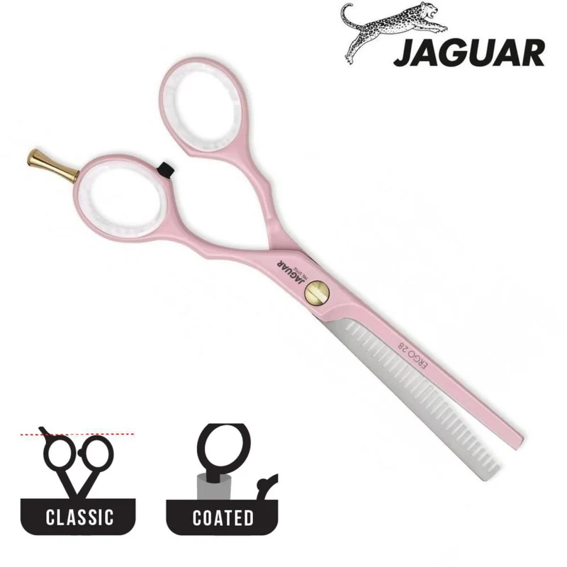 Jaguar Forbici sfoltitrici Pre Style Ergo 28 rosa