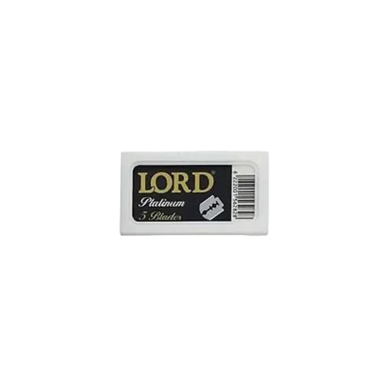 Lamette da Barba Double Edge Lord Platinum 1 Pc da 5 Lame