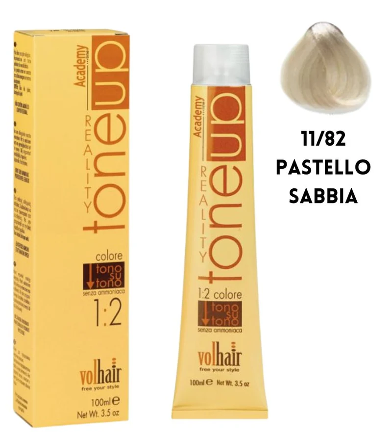 Tintura Tone Up Volhair Academy 100ml 11/82 Pastello Sabbia