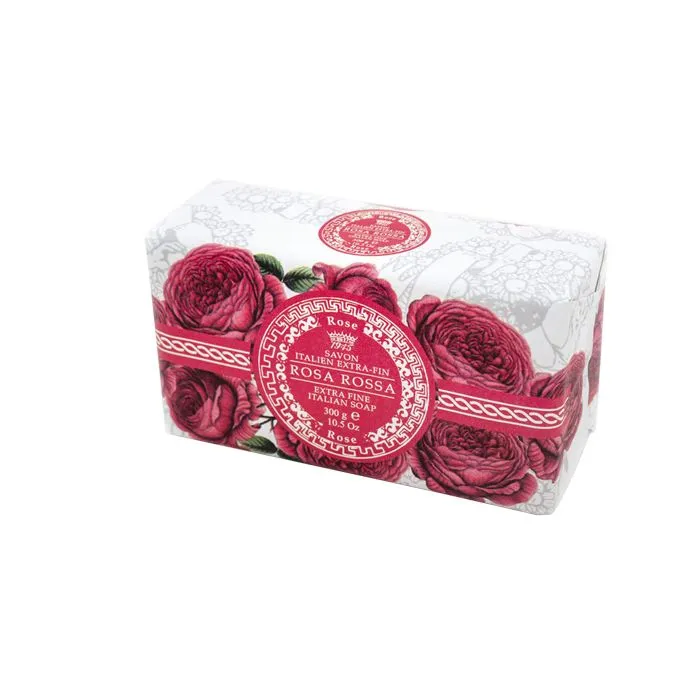 Sapone Naturale da Bagno Rosa Rossa Sap. Varesino 300 gr