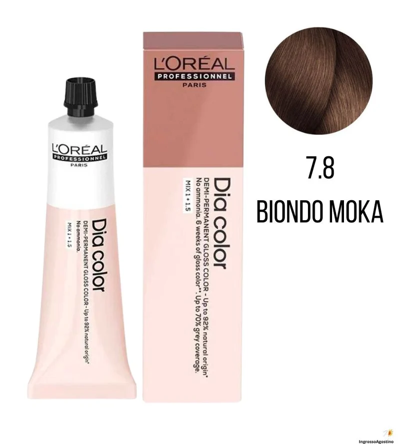 Tintura Diacolor L'Oreal 60ml 7.8 biondo moka