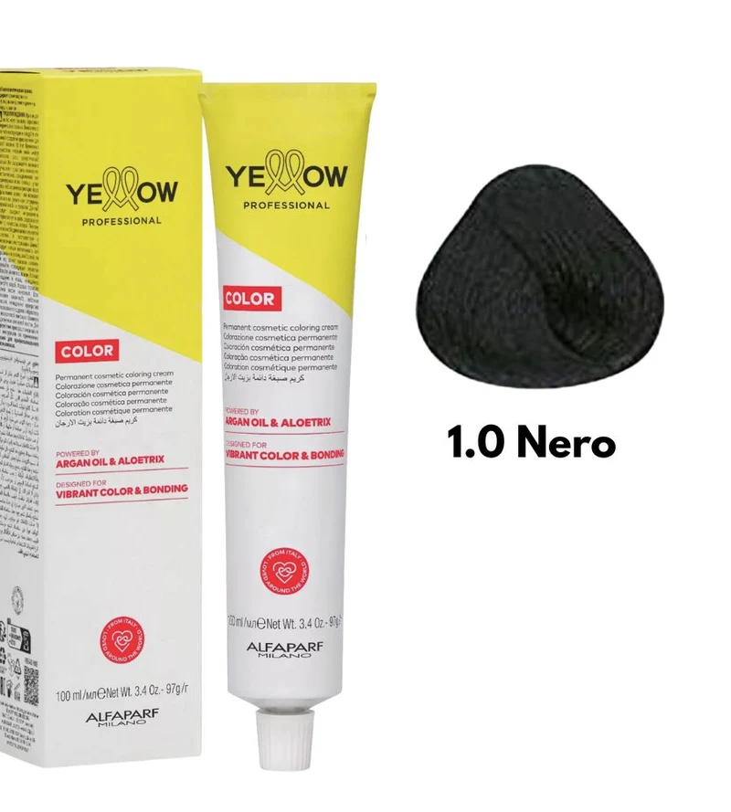Tintura Yellow Alfaparf 100ml 1 Nero