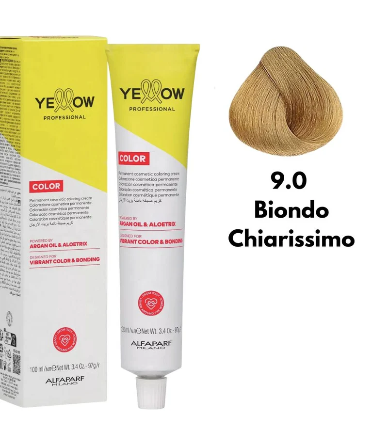 Tintura Yellow Alfaparf 100ml 9 Biondo Chiarissimo