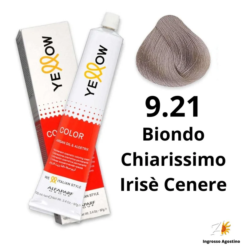 Tintura Yellow Alfaparf 100ml 9.21 Biondo Chiarissimo Irisè Cenere
