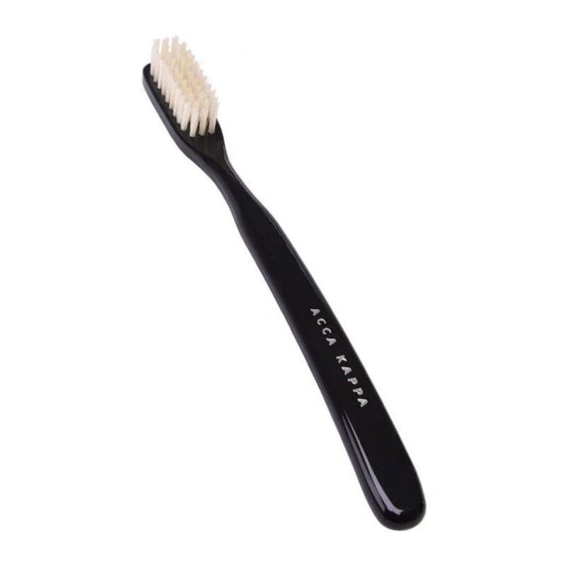 Spazzolino da Denti Setola Media Nylon Manico Nero Acca Kappa