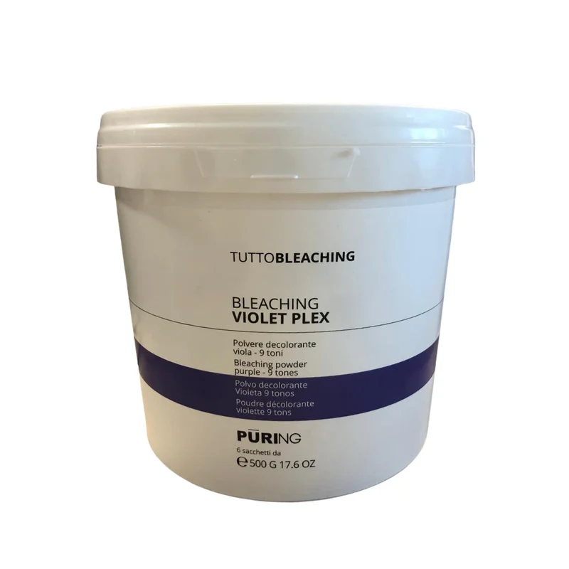 Polvere Decolorante Viola 9 toni Puring 6x500gr