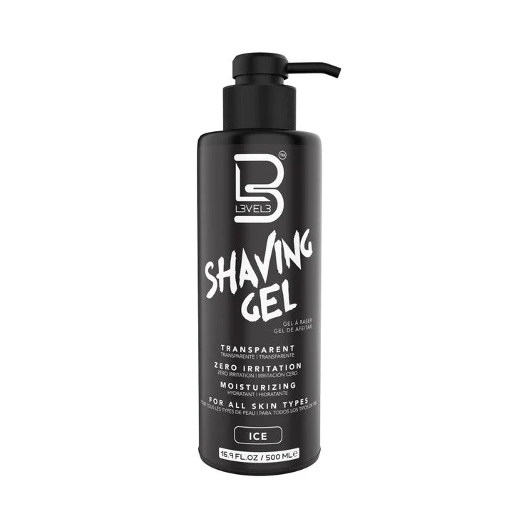 Shaving Gel Trasparente Ice L3VEL3 500 ml