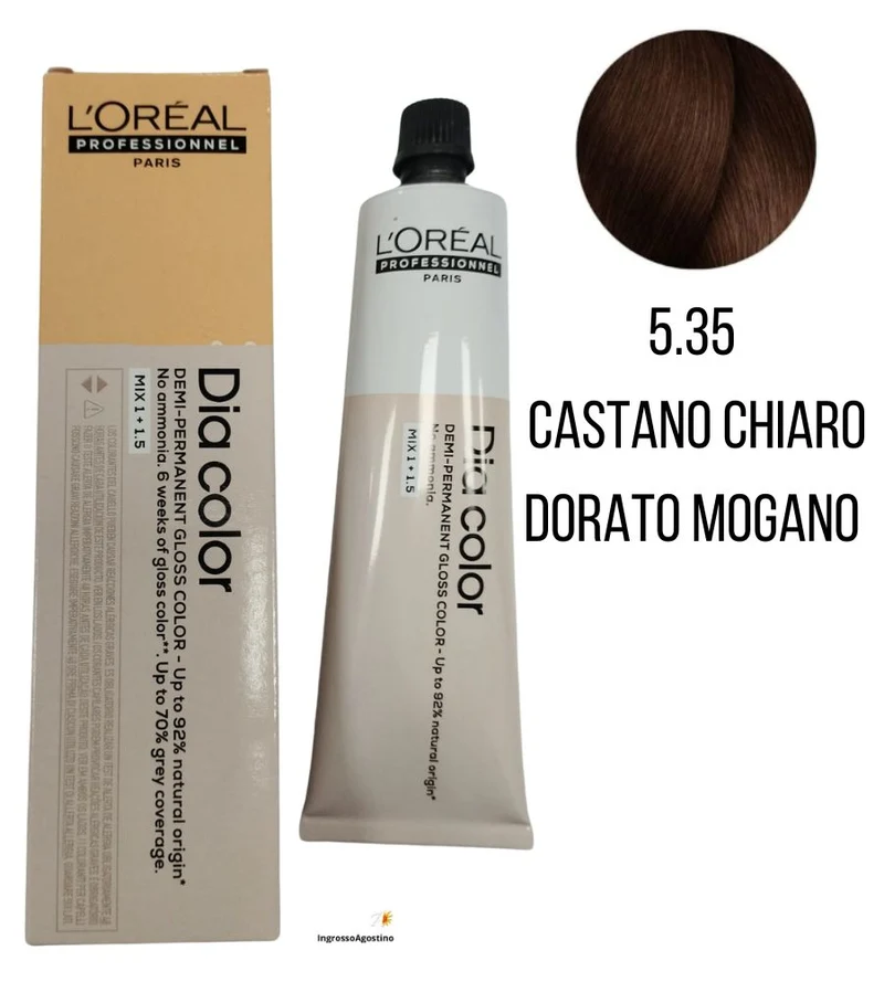 Tintura Diacolor L'Oreal 60ml 5.35 Castano Chiaro Dorato Mogano