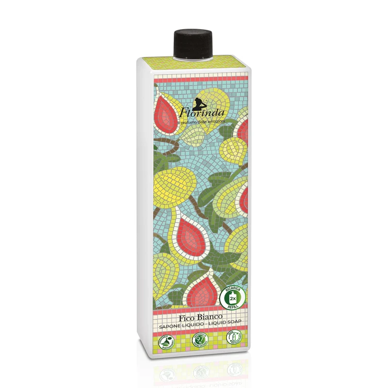 La Dispensa Cosmesi Naturale - Florinda - Sapone Liquido Fico Bianco - Ricarica - 1000 ml