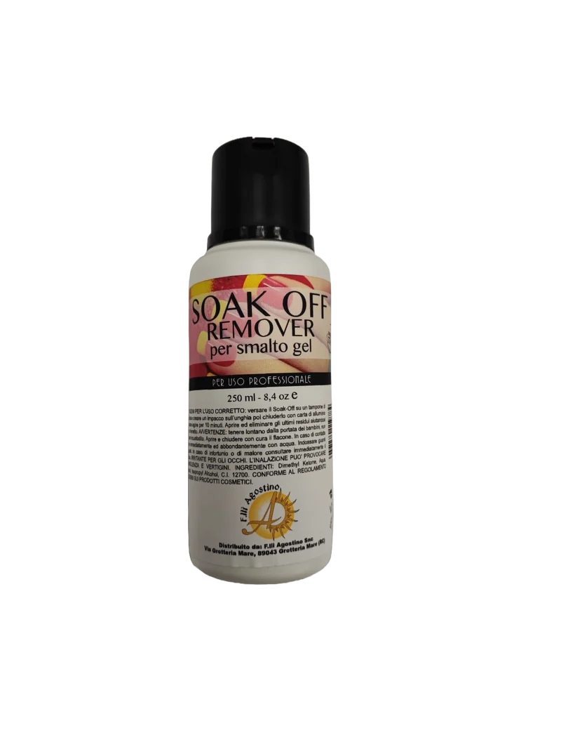 Soak Off Remover Per Smalto Gel Agostino 250ml