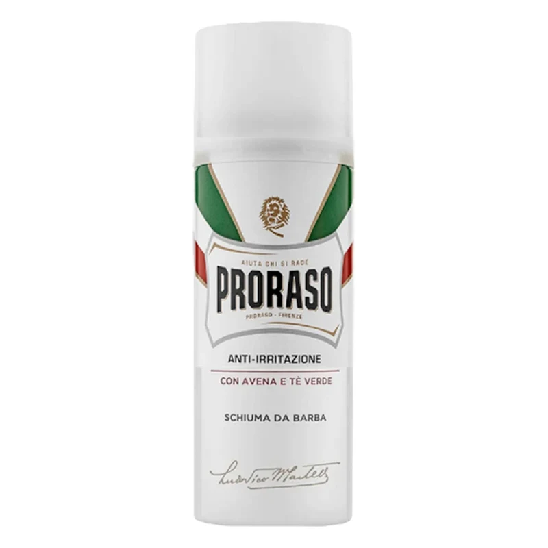 Schiuma da Barba Anti Irritazione Proraso Linea Bianca 50 ml.
