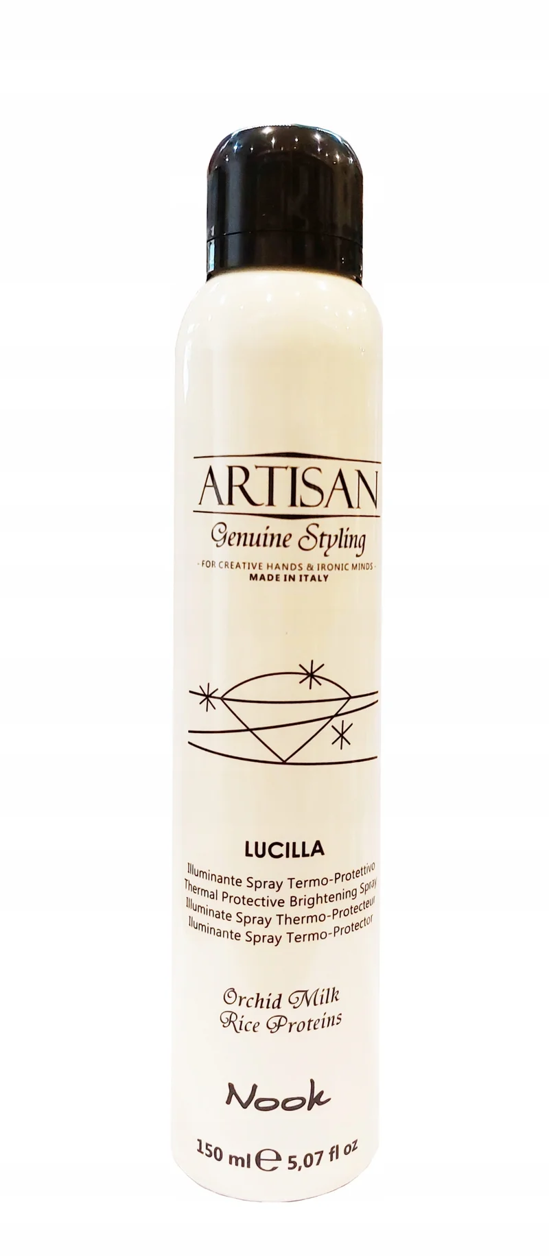 Illuminante Spray Termoprotettivo Lucilla Nook 150ml