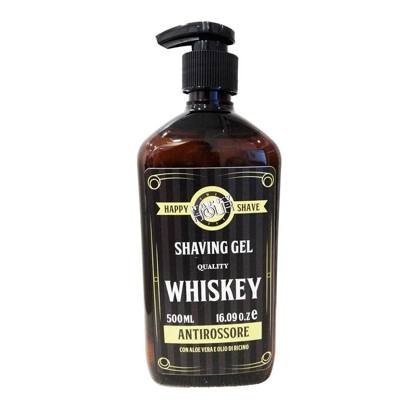 Gel da rasatura Shaving Gel Quality Whiskey Antirossore 500 ml