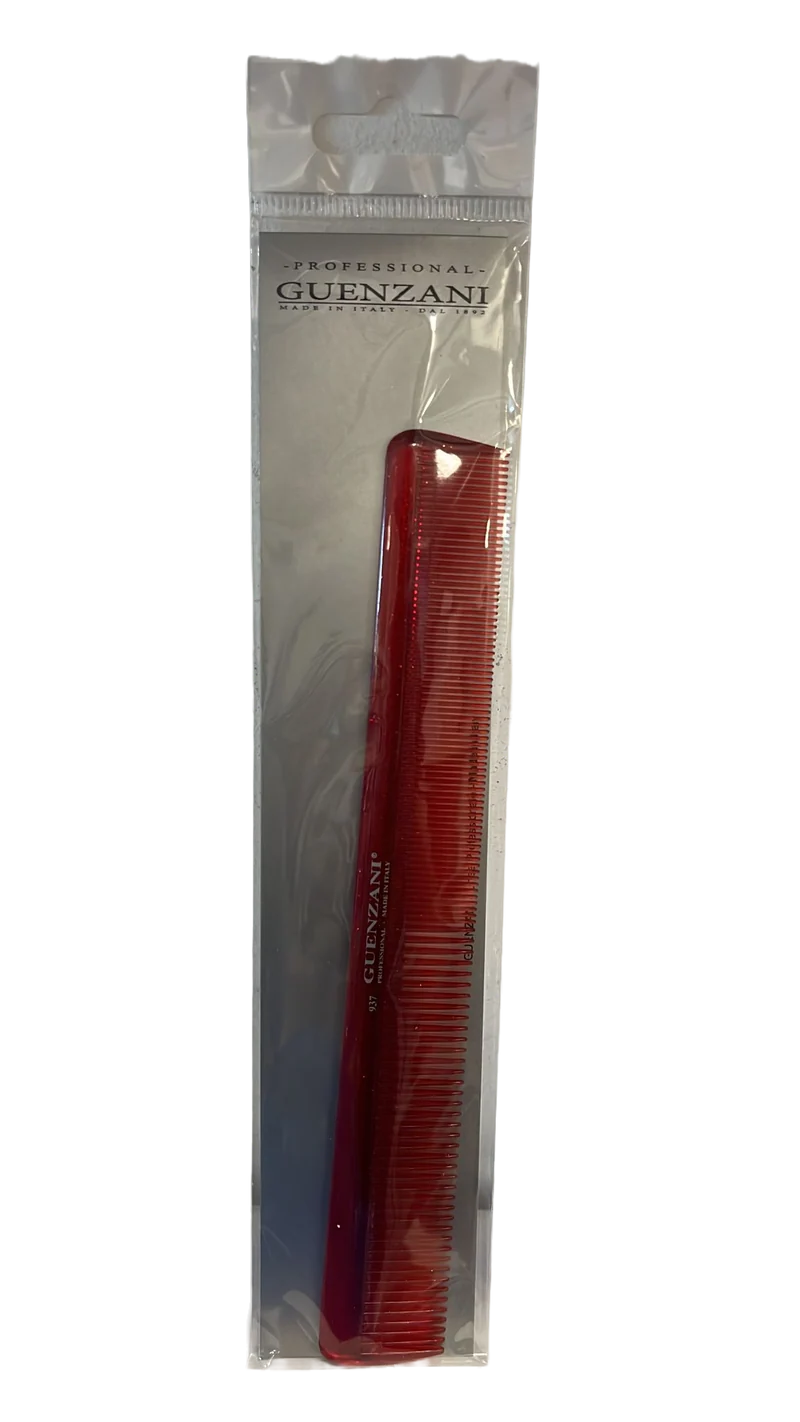 Pettine Guenzani 937 Rosso Glitterato