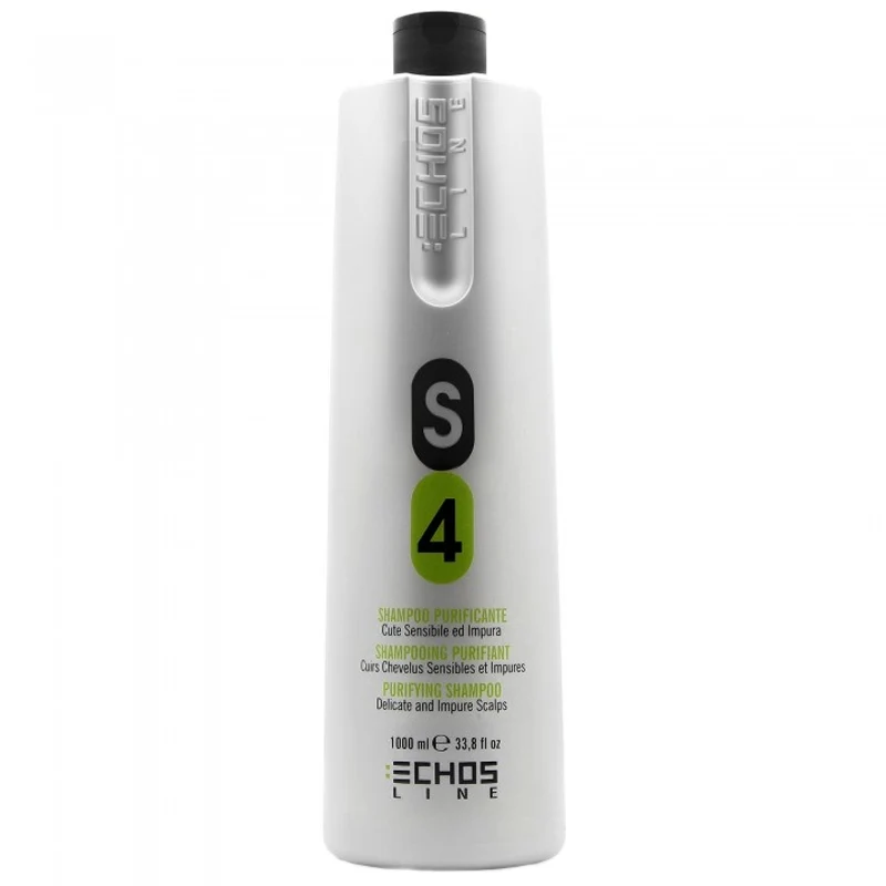 Shampoo Echosline S4 1000ml - Purificante per Cute Sensibile e Impura