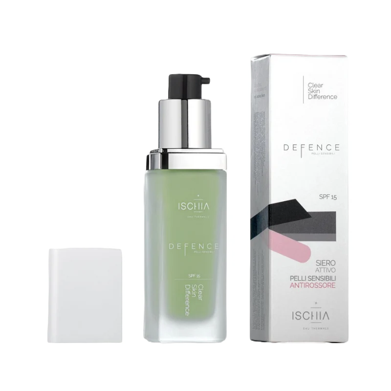 Siero Attivo Antirossore SPF15 Ischia 30ml