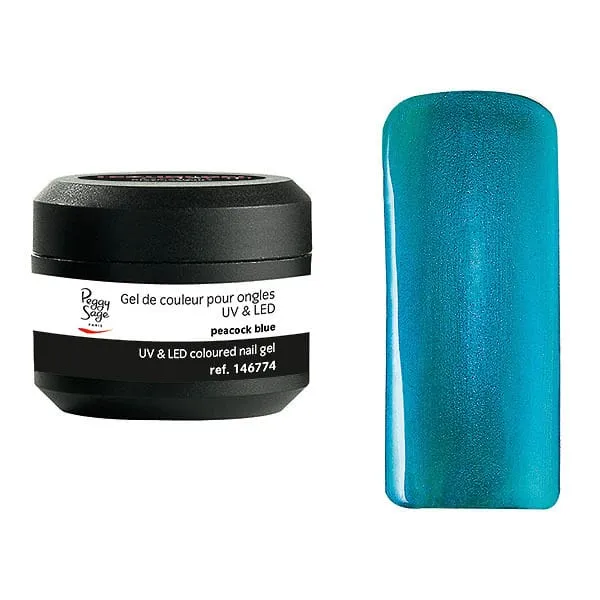 GEL COLORATO PEGGY - PEACOCK BLUE