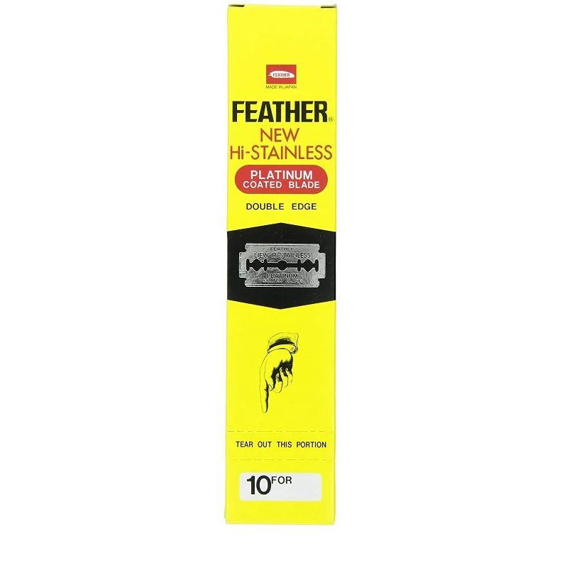 Lamette Feathers Hi-Stainless 200pz