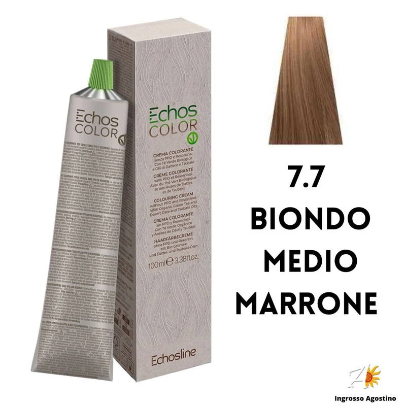 Echosline Echos Color Tintura 7.7 Biondo Medio Marrone 100ml