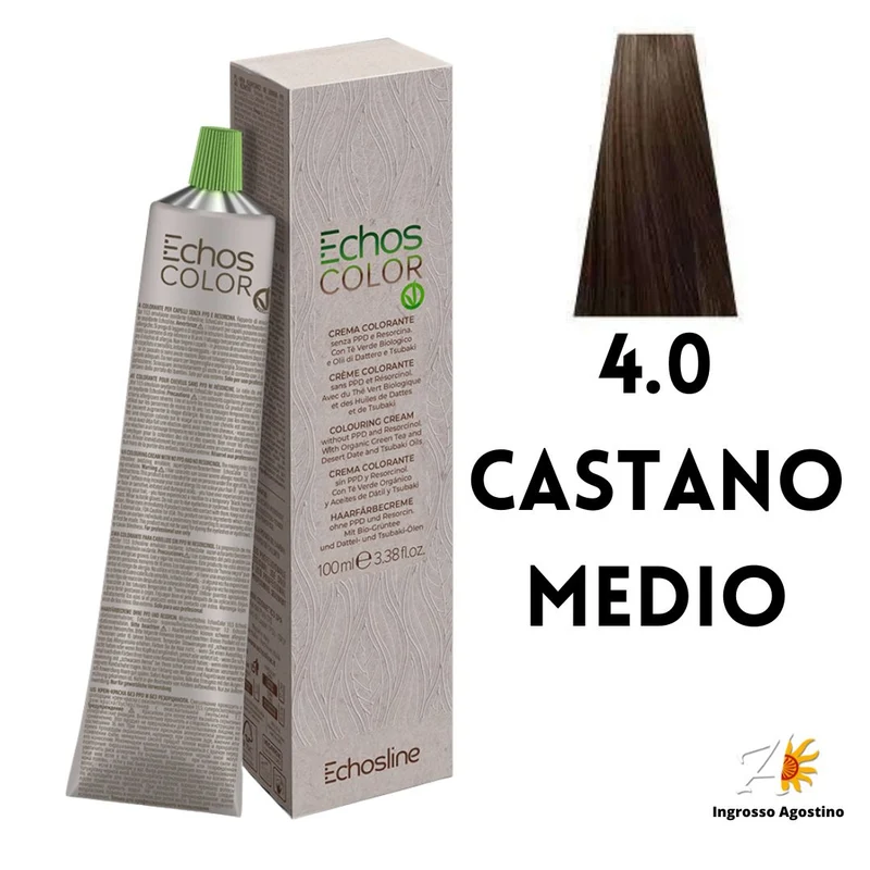 Echosline Echos Color Tintura 4.0 Castano Medio 100ml