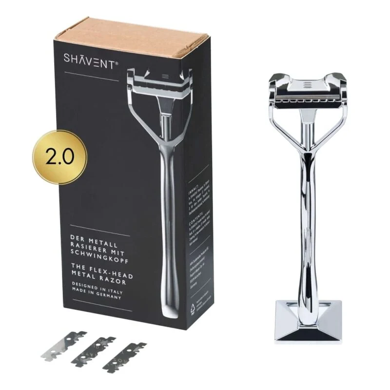 Rasoio di Sicurezza Shavent Single Edge Original 2.0 Magnetic Force Cromato