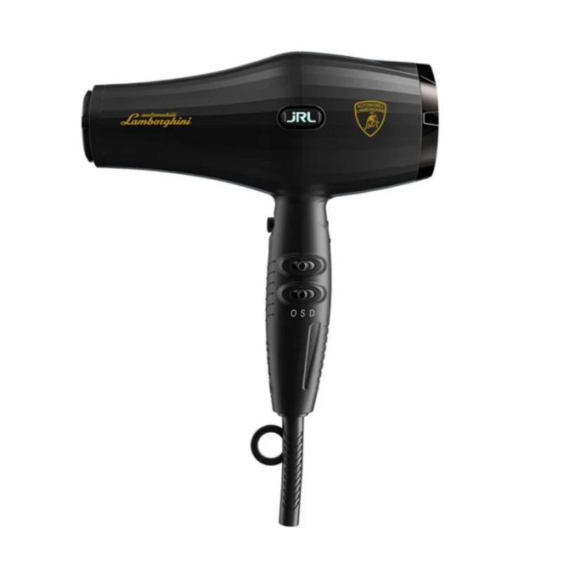 JRL × Lamborghini Forte Pro Lite Black – Asciugacapelli Digitale Professionale