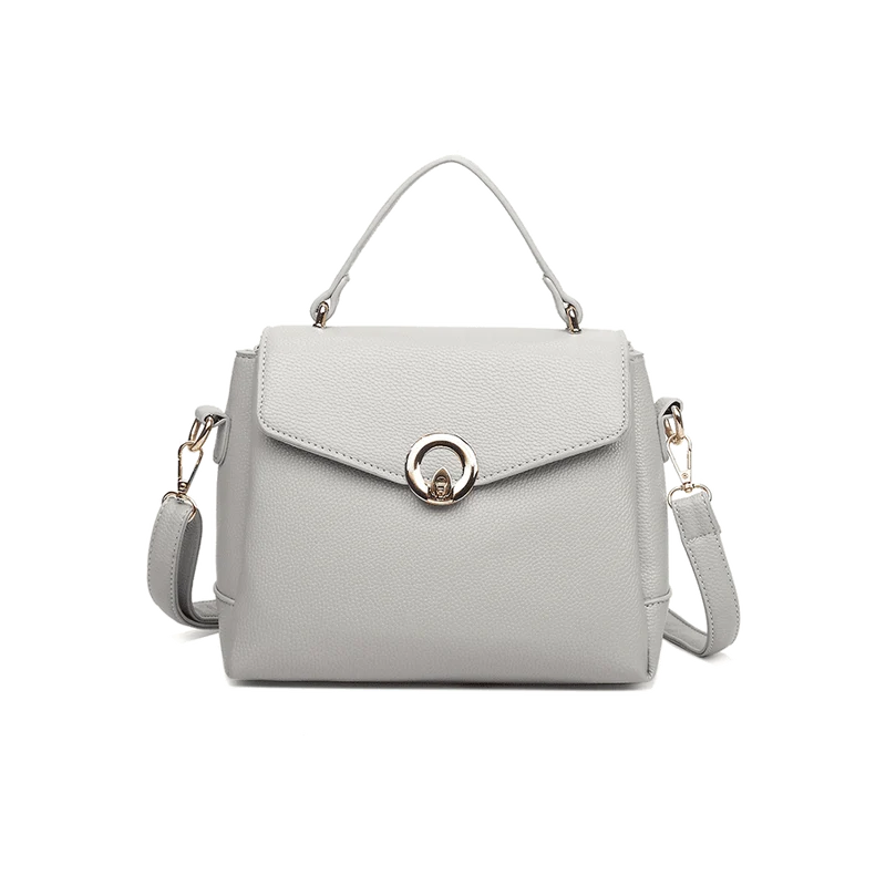 Flap leather bag