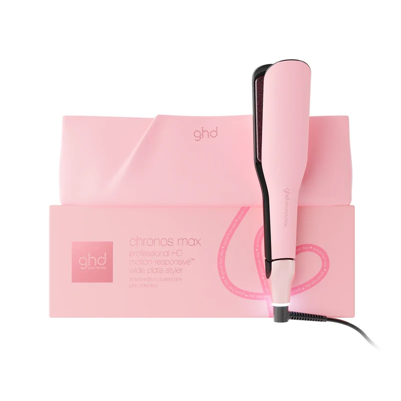 nuova ghd chronos max piastra per capelli professionale rosa (lamelle 43mm) dusted pink