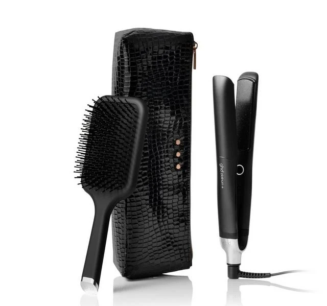 Ghd platinum+ Gift Set - piastra per capelli professionale + paddle brush