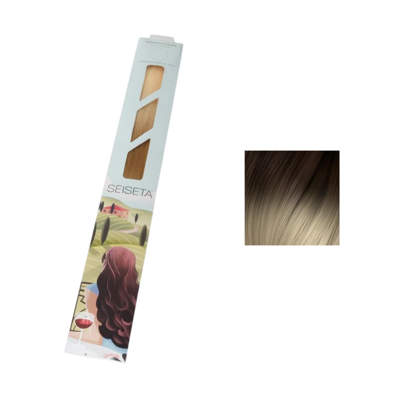 Seiseta Stickers Extension keratin #8/1004 Rooted - Extension Professionali per Capelli Cheratina