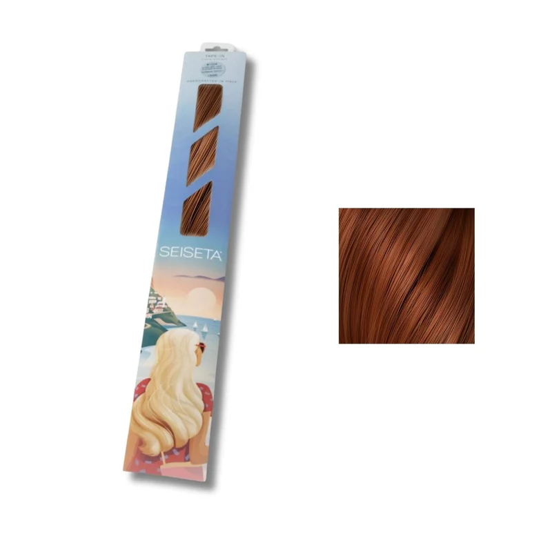 Seiseta Keratin Fusion Classic #8/1004 Rooter 50/55 cm - Extension Professionali per Capelli Cheratina