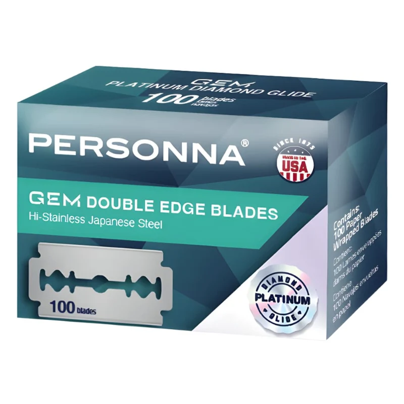 Lametta da Barba Personna Gem 100pz