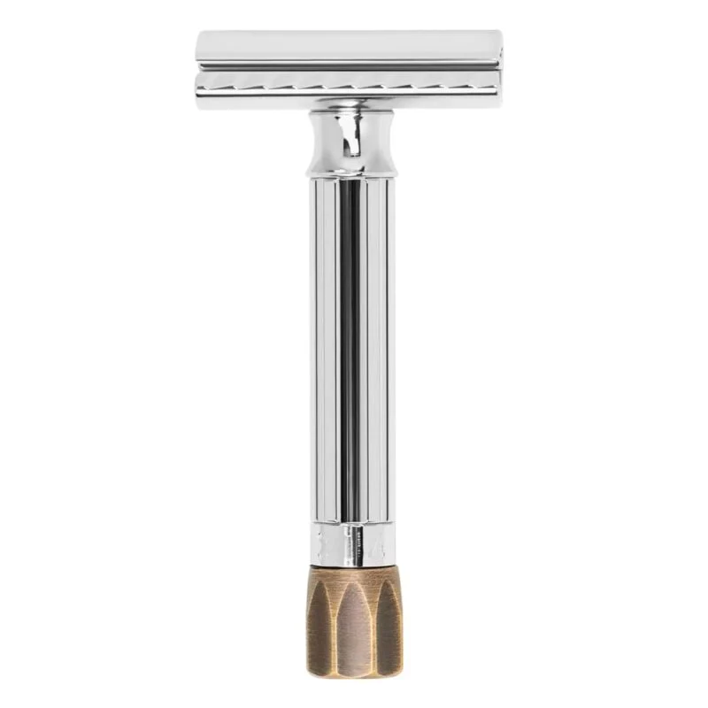 Rasoio di Sicurezza Merkur Progress 500 Pomello Ottone
